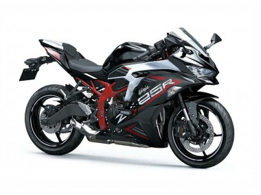 Rabatt Kawasaki ZX25R ZX-25R Motorrad Verkleidung 2019-2025 - Silber Rot Schwarz