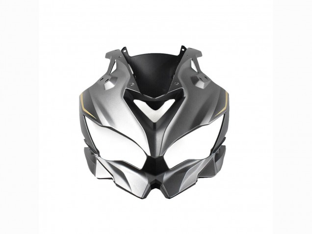 Rabatt Kawasaki ZX25R ZX-25R Motorrad Verkleidung 2019-2025 - Grau Gold Glanzendes Schwarz