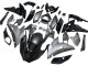 Rabatt Kawasaki Ninja H2 Motorrad Verkleidung 2015-2022 - Silber Schwarz Carbonfaser