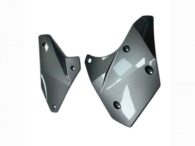 Rabatt Kawasaki Ninja H2 Motorrad Verkleidung 2015-2022 - Silber Schwarz Carbonfaser