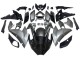 Rabatt Kawasaki Ninja H2 Motorrad Verkleidung 2015-2022 - Silber Schwarz Carbonfaser