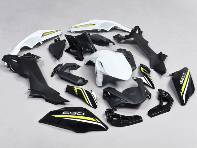 Rabatt Kawasaki Ninja Z650 Motorrad Verkleidung 2017-2019 - Schwarz Weiss Gelb