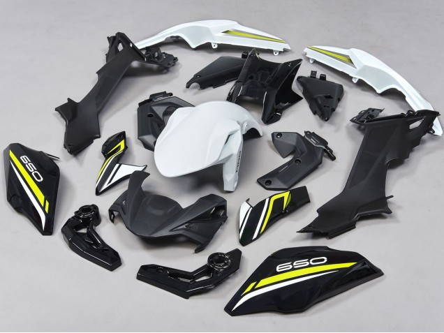 Rabatt Kawasaki Ninja Z650 Motorrad Verkleidung 2017-2019 - Schwarz Weiss Gelb