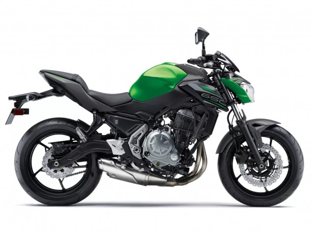Rabatt Kawasaki Ninja Z650 Motorrad Verkleidung 2017-2019 - Schwarz Grun Silber