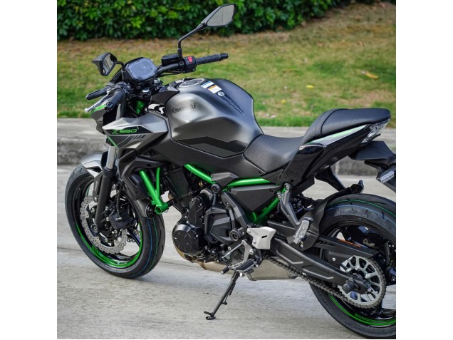 Rabatt Kawasaki Ninja Z650 Motorrad Verkleidung 2020-2023 - Schwarz Grun