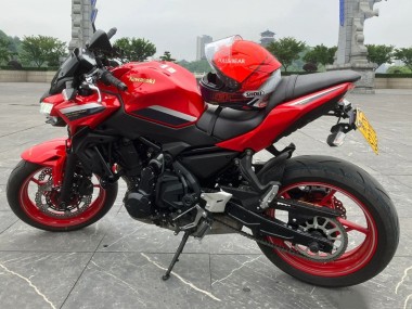 Rabatt Kawasaki Ninja Z650 Motorrad Verkleidung 2020-2023 - Rot Schwarz