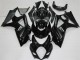 Rabatt Suzuki GSXR 1000 Motorrad Verkleidung 2007-2008 - Glanzendes Schwarz Matt Schwarz Weiss