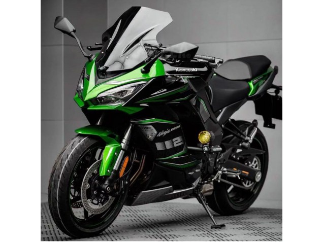Rabatt Kawasaki Z1000SX Motorrad Verkleidung 2020-2025 - Schwarz Grun Ninja