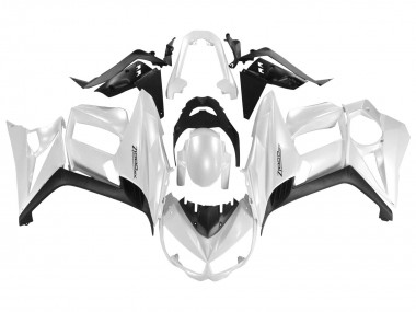 Rabatt Kawasaki Z1000SX Motorrad Verkleidung 2010-2016 - Perl Weiss Schwarz
