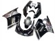 Rabatt Kawasaki ZXR250 Motorrad Verkleidung 1989-1990 - Glanzendes Schwarz Grau Elf Touch4 Bridgestone