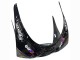 Rabatt Kawasaki ZXR250 Motorrad Verkleidung 1989-1990 - Glanzendes Schwarz Grau Elf Touch4 Bridgestone