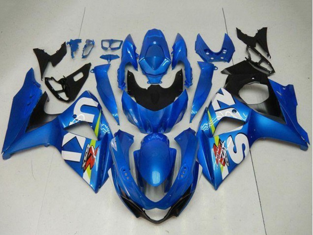 Rabatt Suzuki GSXR 1000 Motorrad Verkleidung Kit 2009-2016 - Blau Grun Weiss