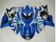 Rabatt Suzuki GSXR 1000 Motorrad Verkleidung Kit 2009-2016 - Blau Grun Weiss