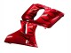 Rabatt Kawasaki ZZR600 Motorrad Verkleidung 1998-2003 - Rot mit Schwarz Flamme