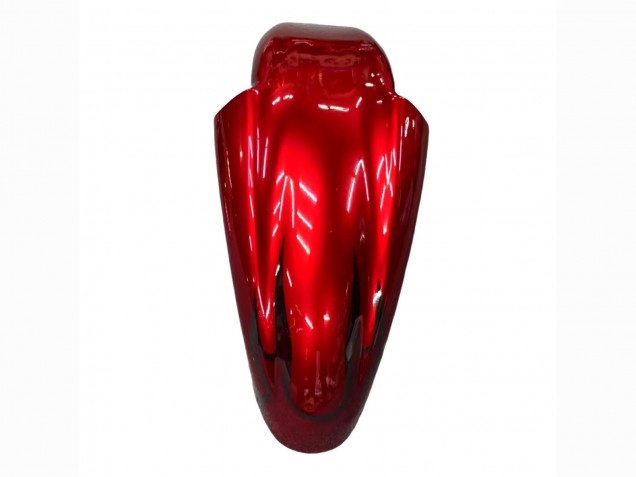 Rabatt Kawasaki ZZR600 Motorrad Verkleidung 1998-2003 - Rot mit Schwarz Flamme