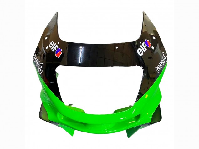 Rabatt Kawasaki ZZR600 Motorrad Verkleidung 1998-2003 - Grun Schwarz Monster Elf