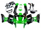Rabatt Kawasaki ZZR600 Motorrad Verkleidung 1998-2003 - Grun Schwarz Monster Elf