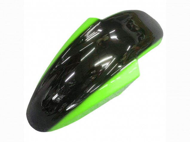 Rabatt Kawasaki ZZR600 Motorrad Verkleidung 1998-2003 - Grun Glanzendes Schwarz Flamme
