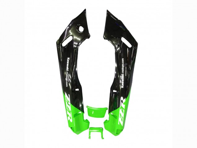 Rabatt Kawasaki ZZR600 Motorrad Verkleidung 1998-2003 - Grun Glanzendes Schwarz Blau Monster Elf Touch4 Bridgestone