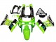 Rabatt Kawasaki ZZR600 Motorrad Verkleidung 1998-2003 - Grun Glanzendes Schwarz Blau Monster Elf Touch4 Bridgestone