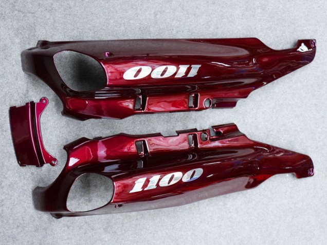 Rabatt Kawasaki ZZR1100 Motorrad Verkleidung 1993-2003 - Dunkel Rot