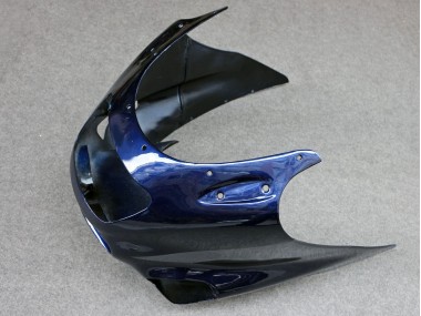 Rabatt Kawasaki ZZR1100 Motorrad Verkleidung 1993-2003 - Glanzendes Blau Grau