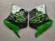 Rabatt Kawasaki ZZR1100 Motorrad Verkleidung 1993-2003 - Glanzendes Schwarz Grun Flamme