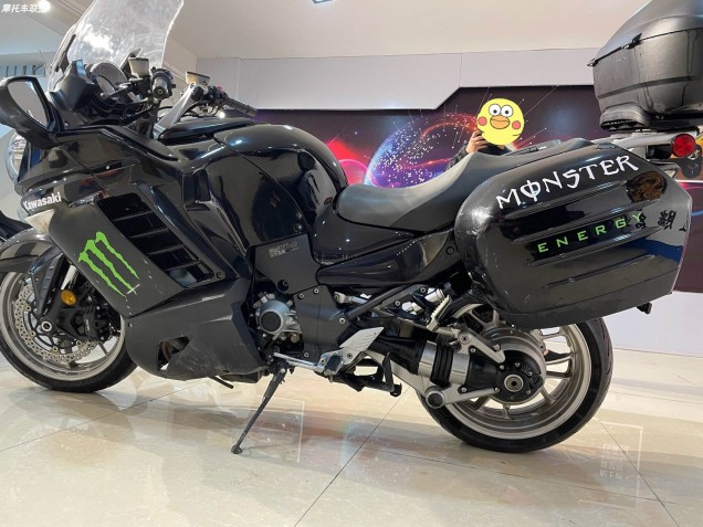 Rabatt Kawasaki GTR1400/ZG1400 Motorrad Verkleidung 2007-2009 - Schwarz Monster