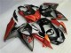 Rabatt Suzuki GSXR 1000 Motorrad Verkleidung 2009-2016 - Orange Glanzendes Schwarz
