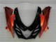 Rabatt Suzuki GSXR 1000 Motorrad Verkleidung 2009-2016 - Orange Glanzendes Schwarz