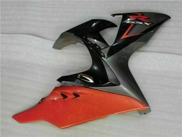 Rabatt Suzuki GSXR 1000 Motorrad Verkleidung 2009-2016 - Orange Glanzendes Schwarz