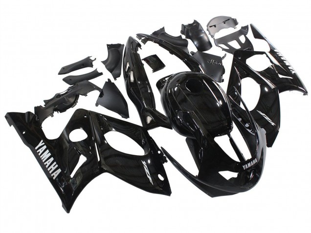 Rabatt Yamaha YZF600R Thundercat Motorrad Verkleidung 1996-2007 - Glanzendes Schwarz