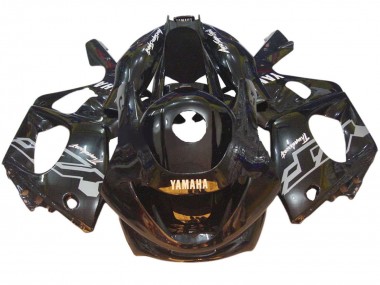 Rabatt Yamaha YZF600R Thundercat Motorrad Verkleidung 1996-2007 - Glanzendes Schwarz Chameleon