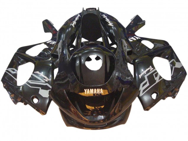 Rabatt Yamaha YZF600R Thundercat Motorrad Verkleidung 1996-2007 - Glanzendes Schwarz Chameleon