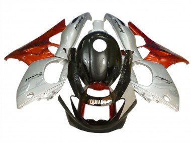 Rabatt Yamaha YZF600R Thundercat Motorrad Verkleidung 1996-2007 - Schwarz Silber Orange