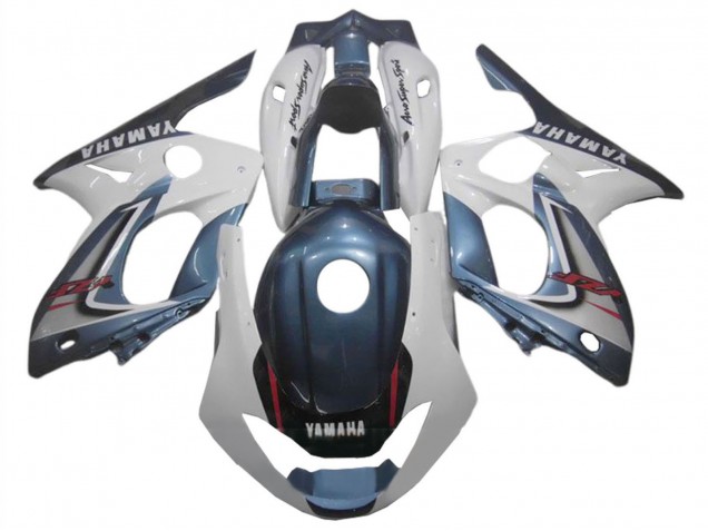 Rabatt Yamaha YZF600R Thundercat Motorrad Verkleidung 1996-2007 - Dunkel Blau Weiss