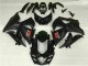Rabatt Suzuki GSXR 1000 Motorrad Verkleidung 2009-2016 - Glanzendes Schwarz Matt Schwarz