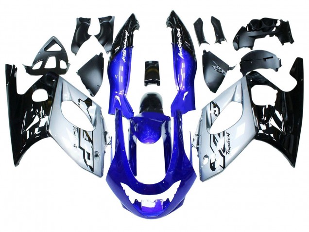 Rabatt Yamaha YZF600R Thundercat Motorrad Verkleidung 1996-2007 - Blau Silber Schwarz
