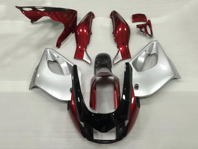 Rabatt Yamaha YZF 1000R Thunderace Motorrad Verkleidung 1997-2007 - Burgundy Silber