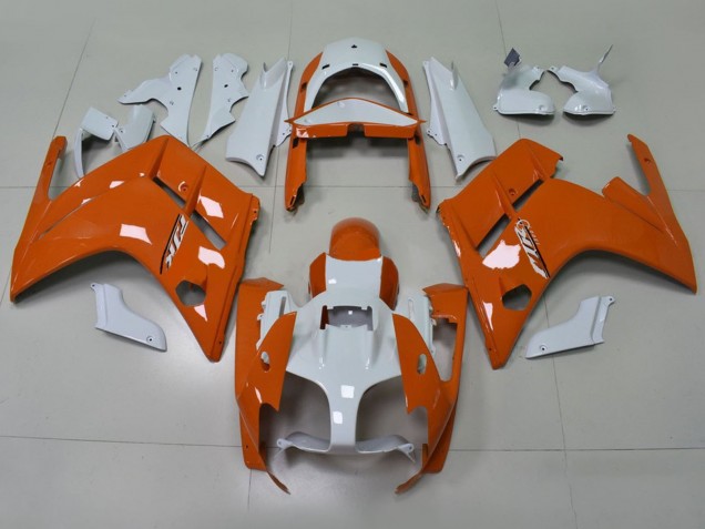Rabatt Yamaha FJR1300 Motorrad Verkleidung 2001-2006 - Orange Weiss
