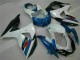 Rabatt Suzuki GSXR 1000 Abs Verkleidungen Kit 2009-2016 - Weiss Blau Schwarz