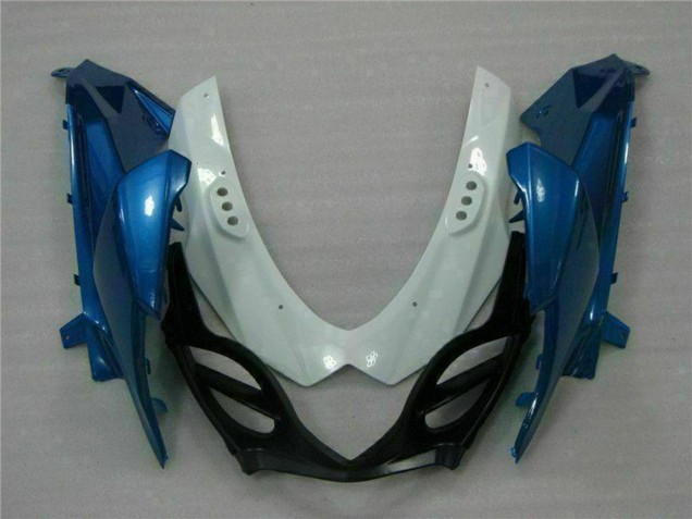 Rabatt Suzuki GSXR 1000 Abs Verkleidungen Kit 2009-2016 - Weiss Blau Schwarz