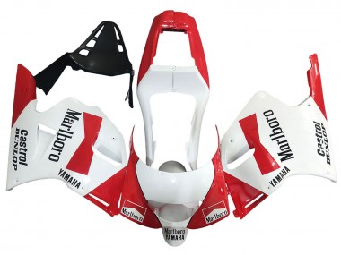 Rabatt Yamaha TZR250 3XV Motorrad Verkleidung 1991-1994 - Weiss Rot Marlboro Castrol Dunlop