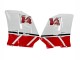 Rabatt Yamaha RZV500 / RD500 Motorrad Verkleidung 1985-1987 - Weiss Rot Schwarz