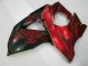 Rabatt Suzuki GSXR 1000 Motorrad Verkleidung 2009-2016 - Rot Glanzendes Schwarz