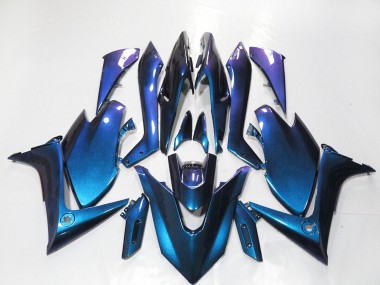 Rabatt Yamaha TMAX560 Motorrad Verkleidung 2019-2021 - Gradient Dunkel Blau Lila