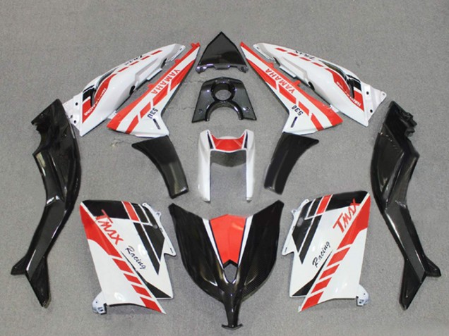 Rabatt Yamaha TMAX530 Motorrad Verkleidung 2012-2014 - Weiss Rot Schwarz Rennen
