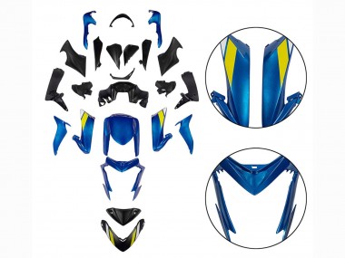 Rabatt Suzuki GSX-S 1000 Motorrad Verkleidung 2015-2020 - Schwarz Blau