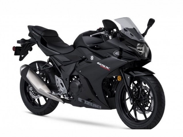 Rabatt Suzuki GSX250R Motorrad Verkleidung 2017-2020 - Matt Schwarz