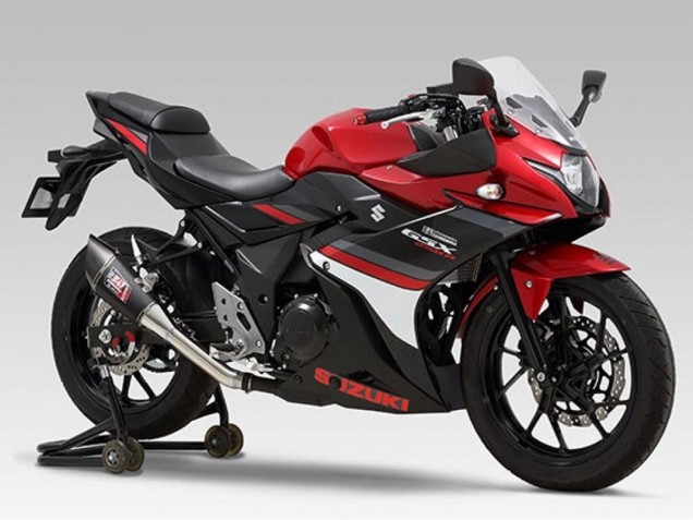 Rabatt Suzuki GSX250R Motorrad Verkleidung 2017-2020 - Rot Weiss Schwarz